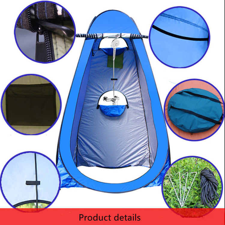 hotsale outdoor open shower privacy tent for shower or change clothes cheap pop up hiking toilet shower tent for camper