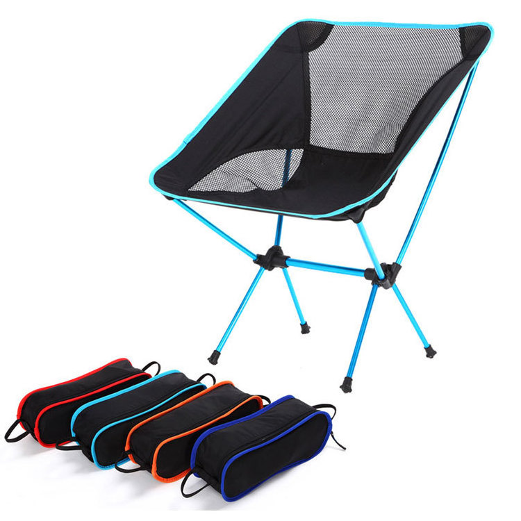 7075 aluminum lightweight outdoor portable folding camping picnic moon chair camper lawn chairs folding floor chair outdoor