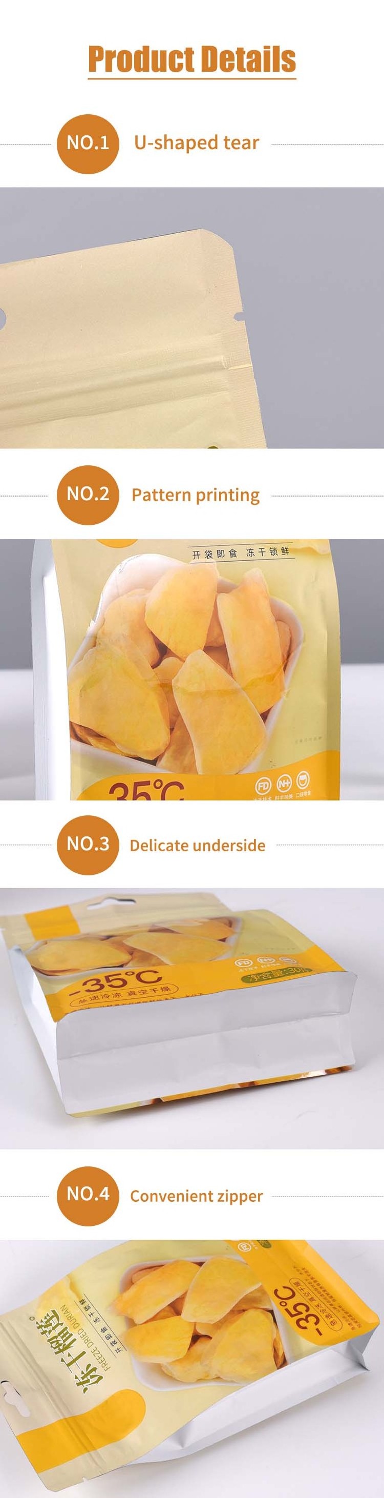 Wholesale Customized Printing Back Heat Sealed Airtight Back Center Seal Foil Plastic Popcorn Packaging Potato Chips Bag