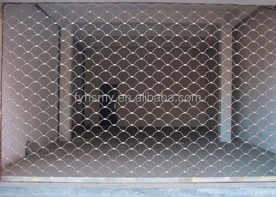 Stainless steel roll down shutter of wire mesh door cheap rolling top security shutters warehouse steel metal grill roller doors