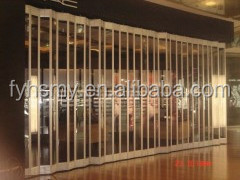 Direct Factory Polycarbonate Folding Door Sliding Side Folding Security Shutter Doors