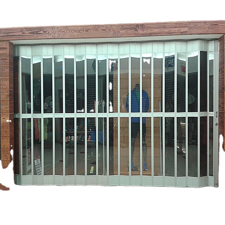 Transparent Folding Shutter Doors/Bifold commercial doors/interior accordion folding door