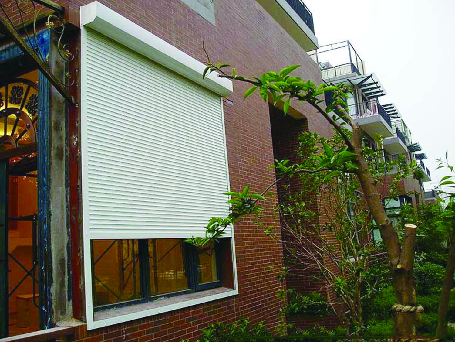 rolling window shutters exterior/ window security rolling shutters/Rolling Patio Shutters