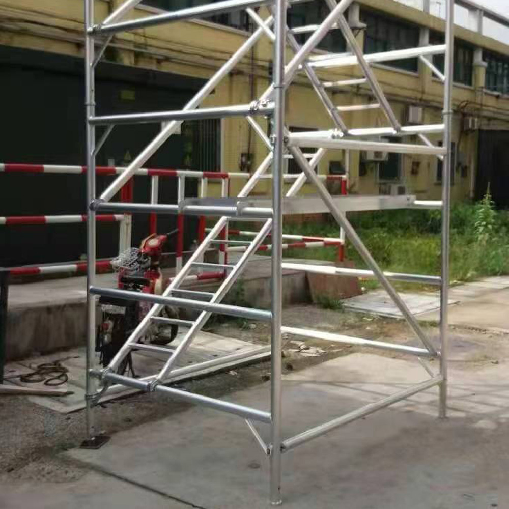 professional  ladder scaffolding parts movable metal scaffold construction wheels decoration scaffolding