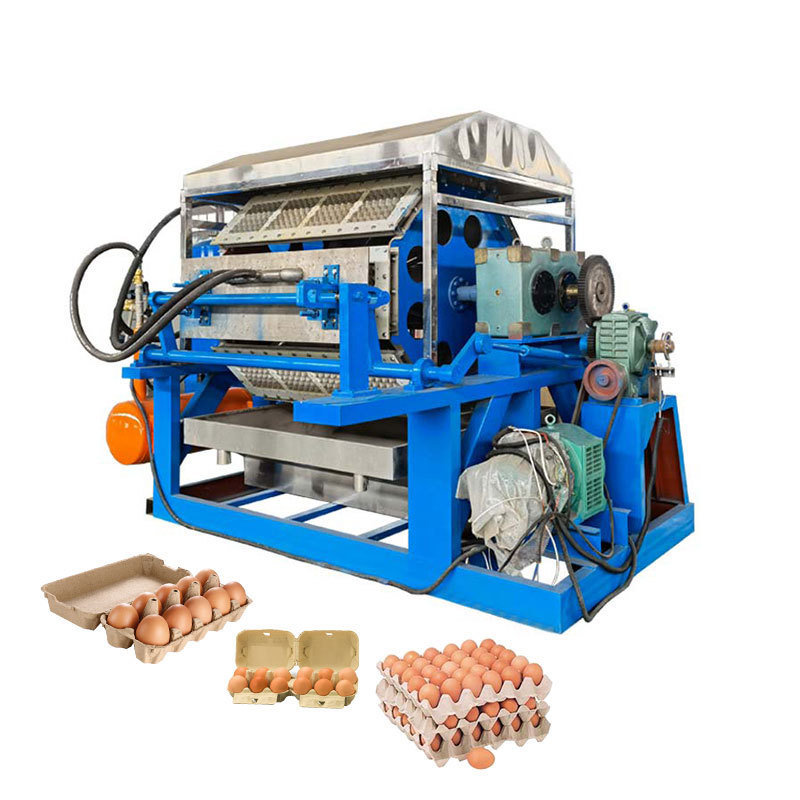 Fuyuan low cost factory price egg dish making machine waste paper egg tray making machine