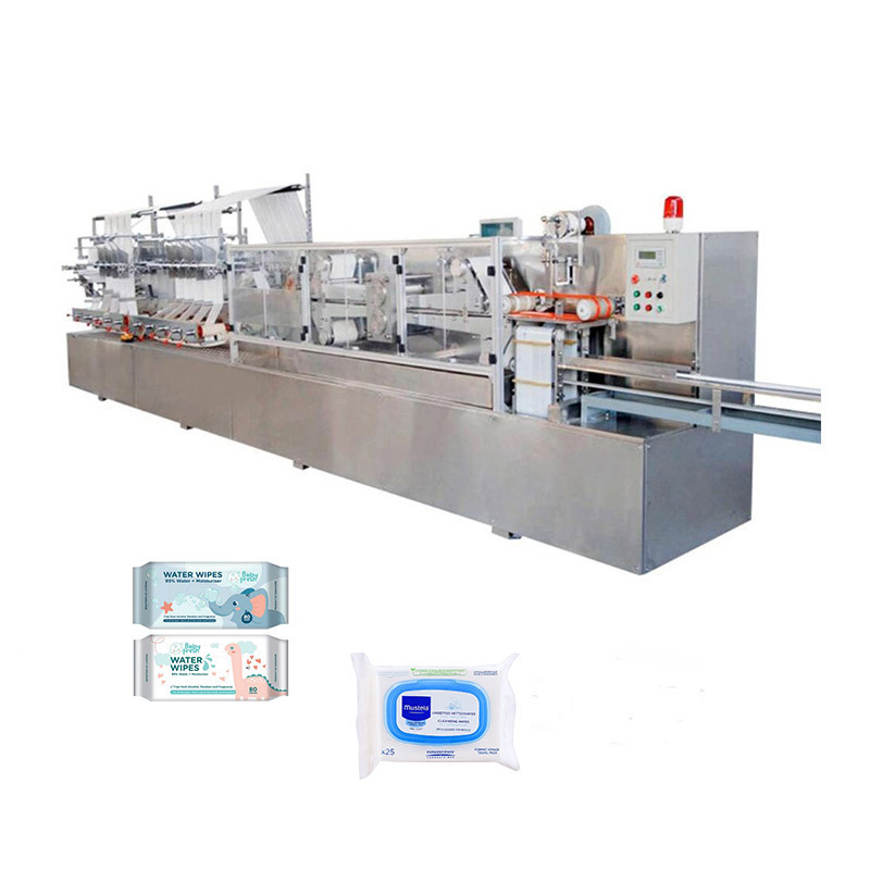 high speed full auto wet tissue making machine wet wipes packaging machine wet wipes small machine