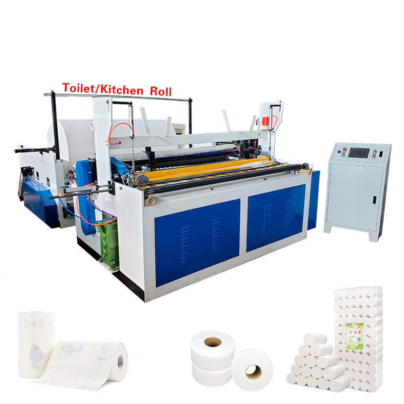 Semi Automatic Small Toilet Paper Roll Making Machine For Toilet Tissue Paper Making Machine Cheap Price