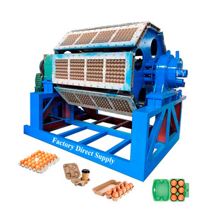 Full Automatic Paper Pulp Egg Tray Molding Machine Price / Paper Egg Crate Making Machine