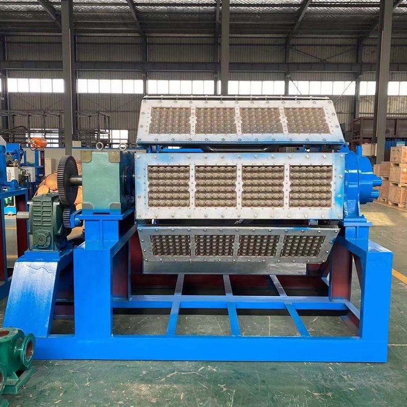 Full Automatic Paper Pulp Egg Tray Molding Machine Price / Paper Egg Crate Making Machine