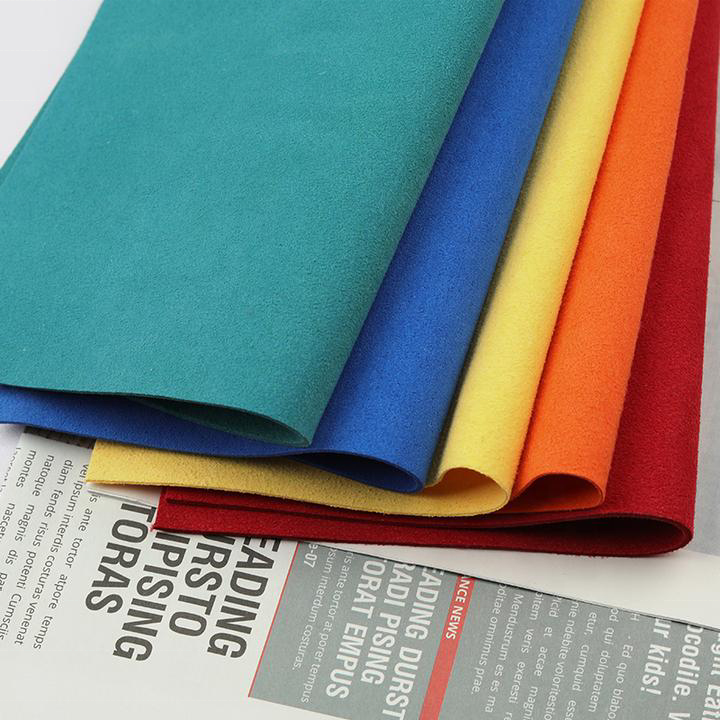 Microsuede Upholstery Fabric Artificial Microfiber Suede Leather