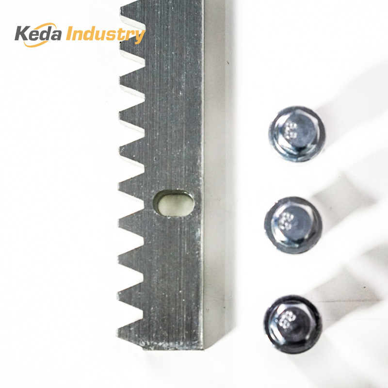 KEDA 30*8*1005mm Metal Stainless Steel Curved CNC Part Linear Spur Helical Pinion Gear Rack For Sliding Gate