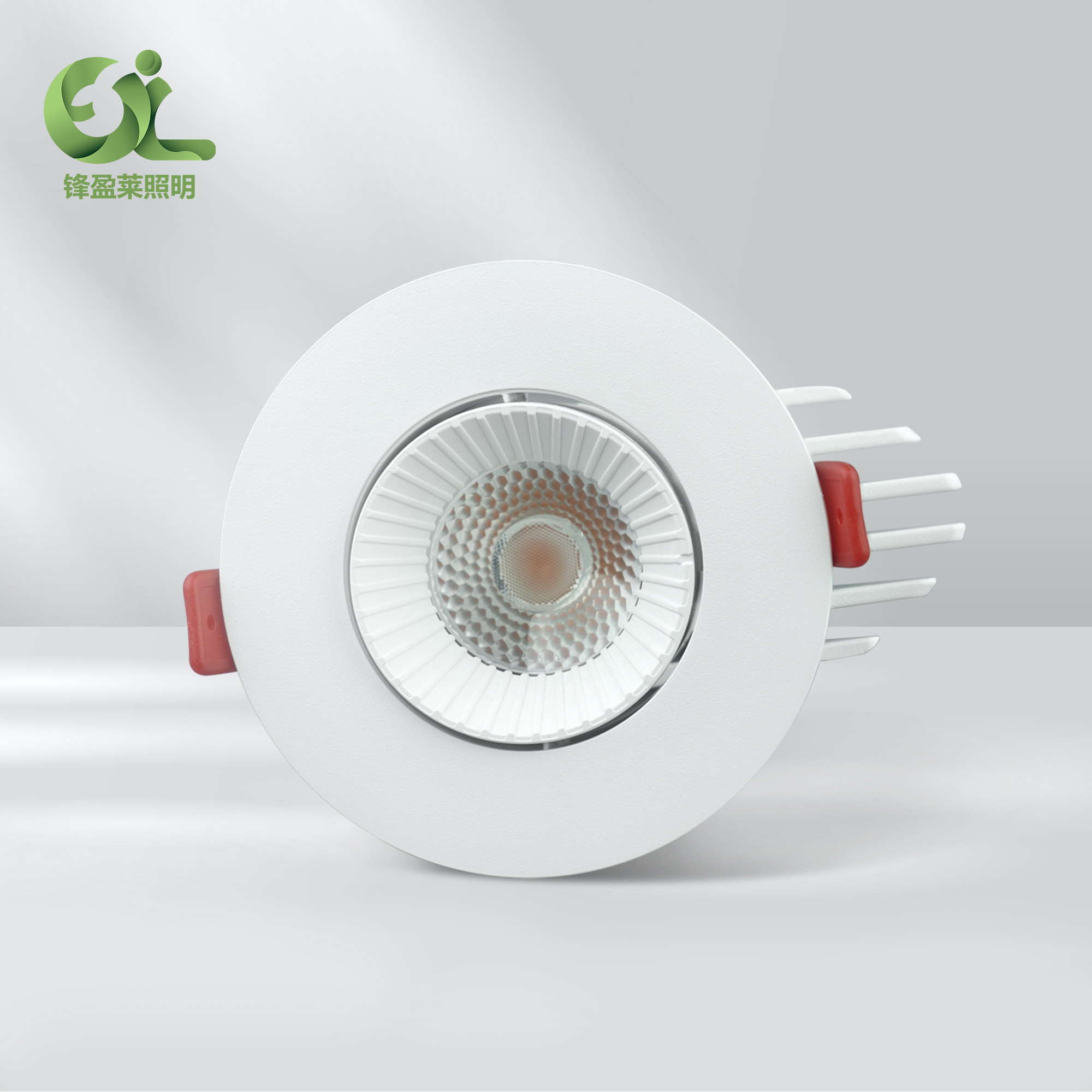 Gimbal LED Recessed Lighting 4 Inch SMD  anti-glare  downlights for Shopping Mall Hotel Lobby