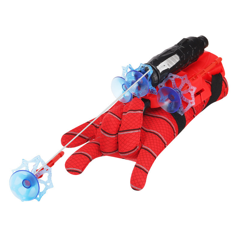 Spider Toys Plastic Cosplay Wall Attachable Sucker Launch Costume Toys  Web Shooter Educational Toys