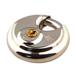 Stainless Steel Disc Padlock, Round Padlock, Stainless Steel Padlock