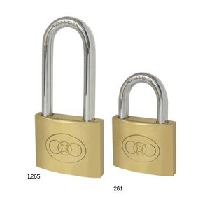 long shackle  brass padlock