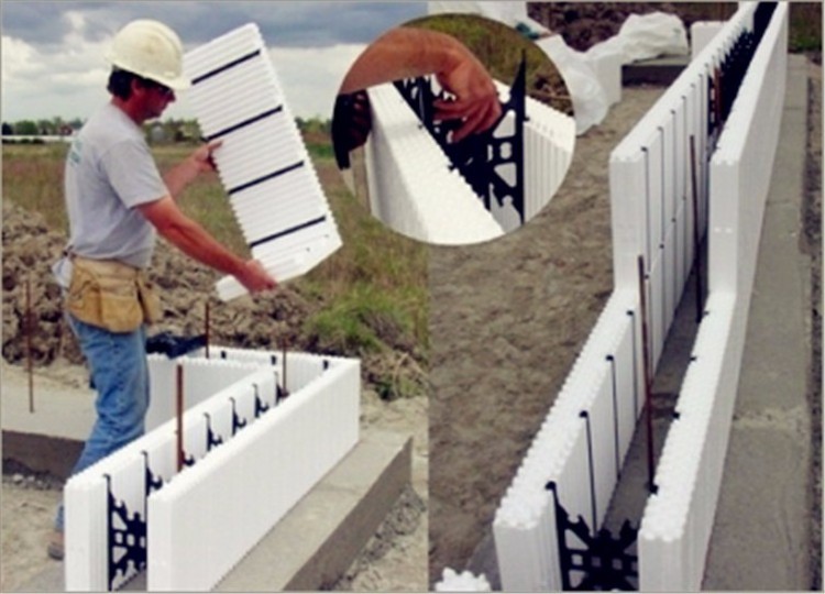 Energy-saving Environmentally-friendly construction EPS ICF block