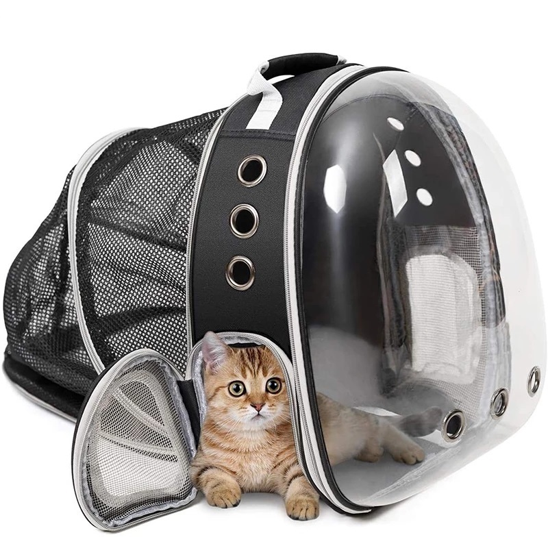 Traveling Outdoor Expandable Breathable Bubble Bag Space Capsule Pet Cat Backpack Carrier