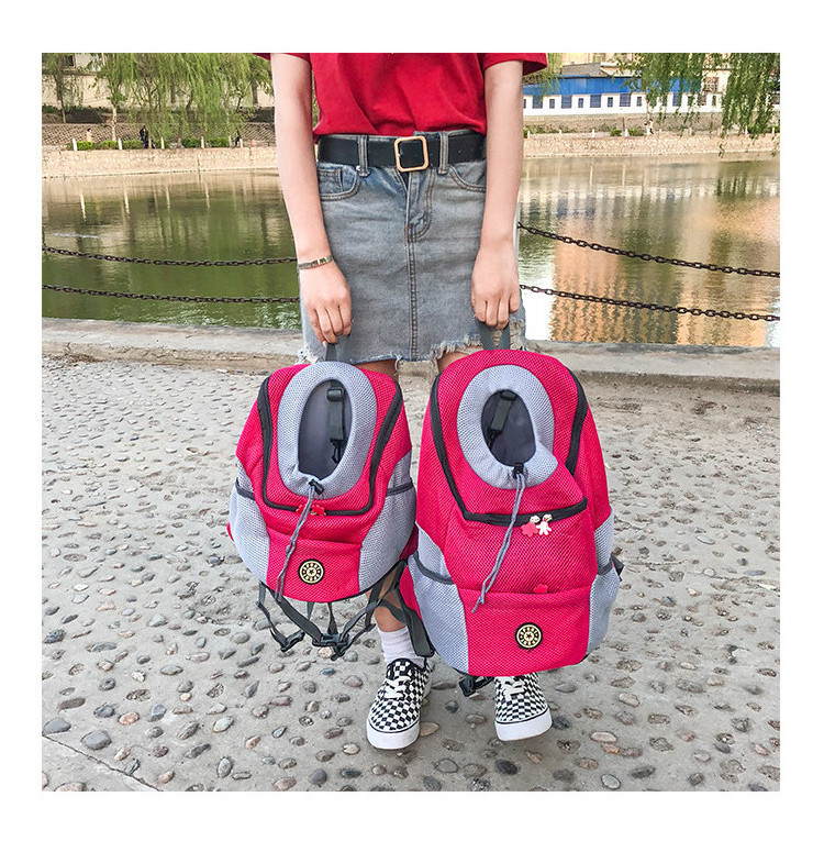 Manufacturer directly pet supplies provides pet bags travel portable cat dog backpacks breathable chest bags