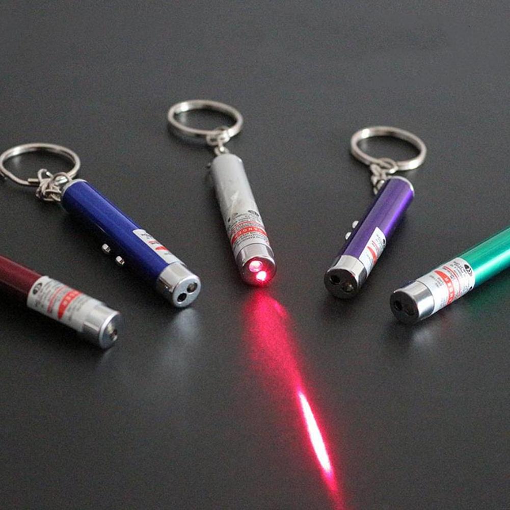 Dropshipping Mini Cat Dog Fun Red Light LED Pet Laser Toy