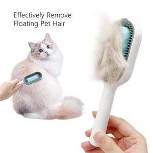 Hot Selling Pet Cat Brush Comb for Dog Deshedding Pet Grooming Comb Remover Massage Brush