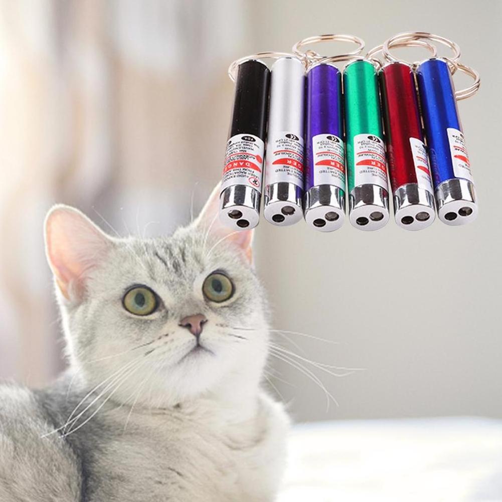 Dropshipping Mini Cat Dog Fun Red Light LED Pet Laser Toy