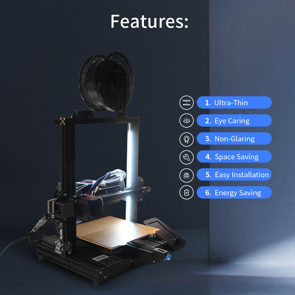 FYSETC 3D Printer LED Light 24V Light Bar For Creality Series /Elegoo Neptune 3 All 2020V Groove Profiles Can Be Used