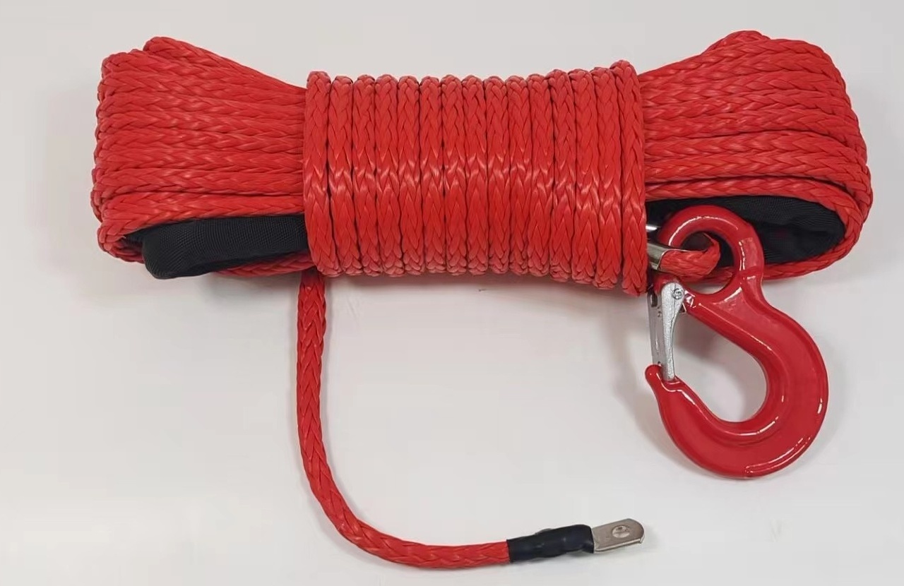 12mmx30m Synthetic UHMWPE Winch 12000lbs Plasma Rope Winch Rope For Off Road 4x4/ATV/UTV