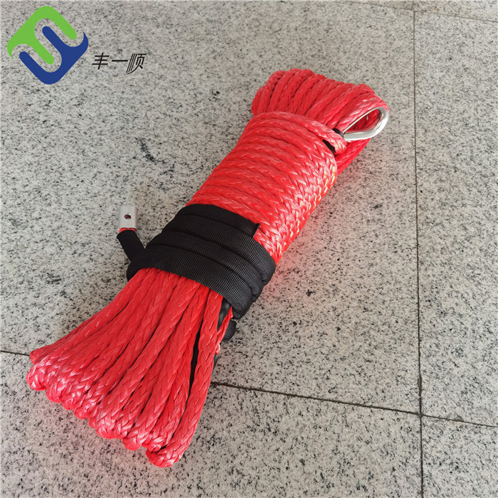 12mmx30m Synthetic UHMWPE Winch 12000lbs Plasma Rope Winch Rope For Off Road 4x4/ATV/UTV