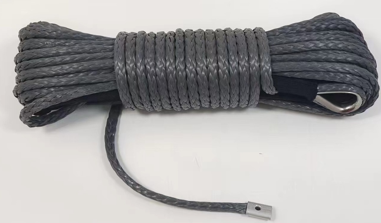 12mmx30m Synthetic UHMWPE Winch 12000lbs Plasma Rope Winch Rope For Off Road 4x4/ATV/UTV