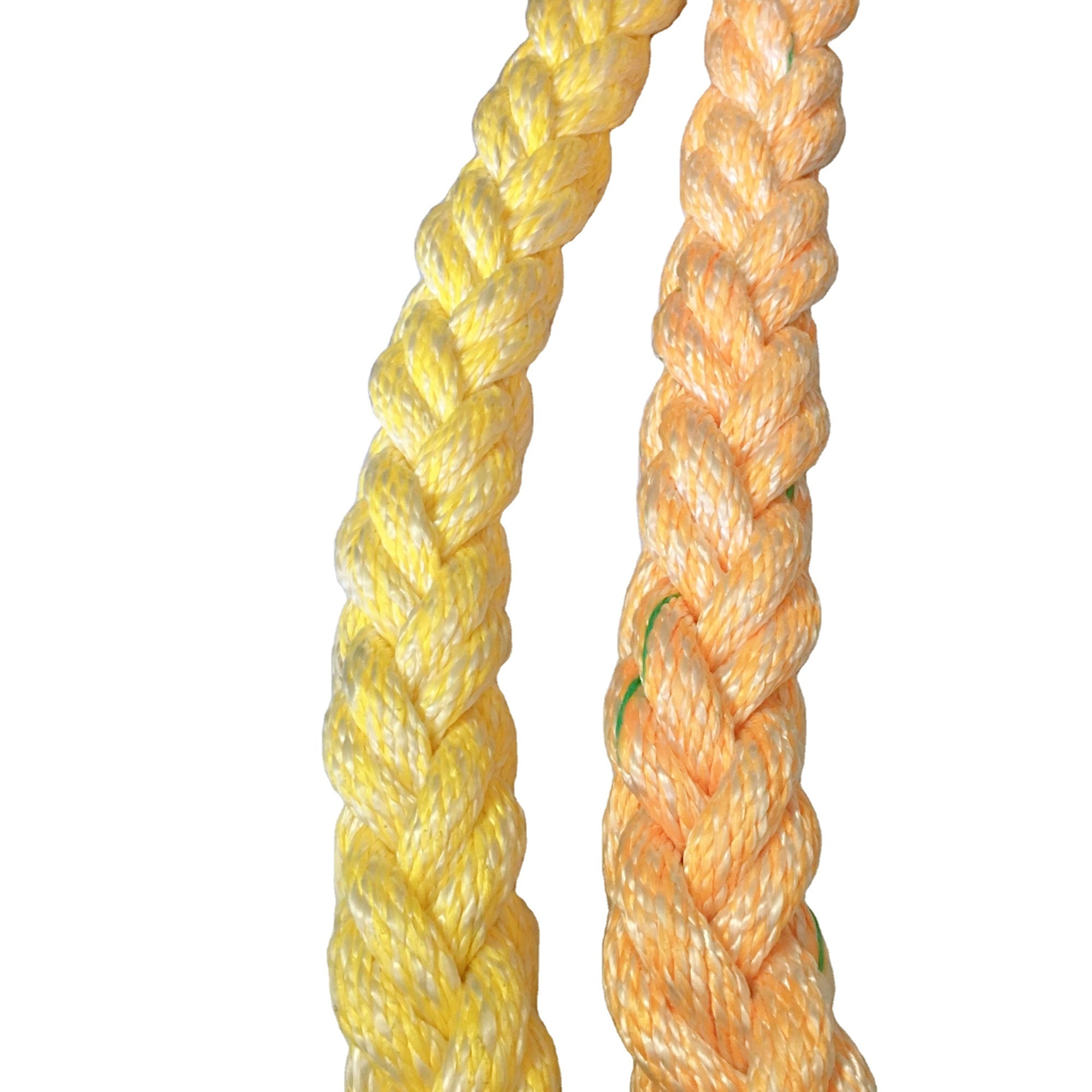 PP Mixed PET Marine Rope Polypropylene with Polyester Marine Mooring Towing Ship Hawser Rope 72mm