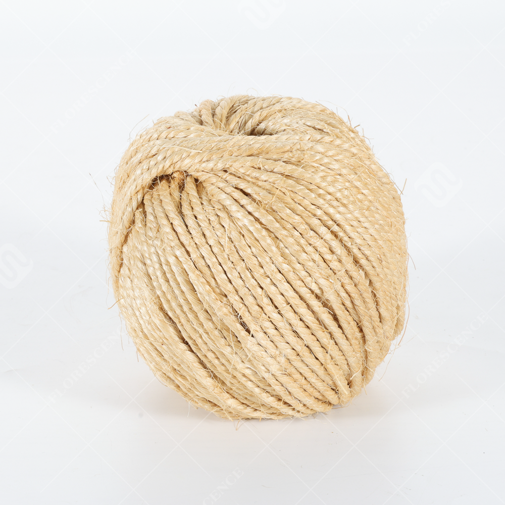 3 strands twisted white sisal rope twine for plant fixing equipment rope