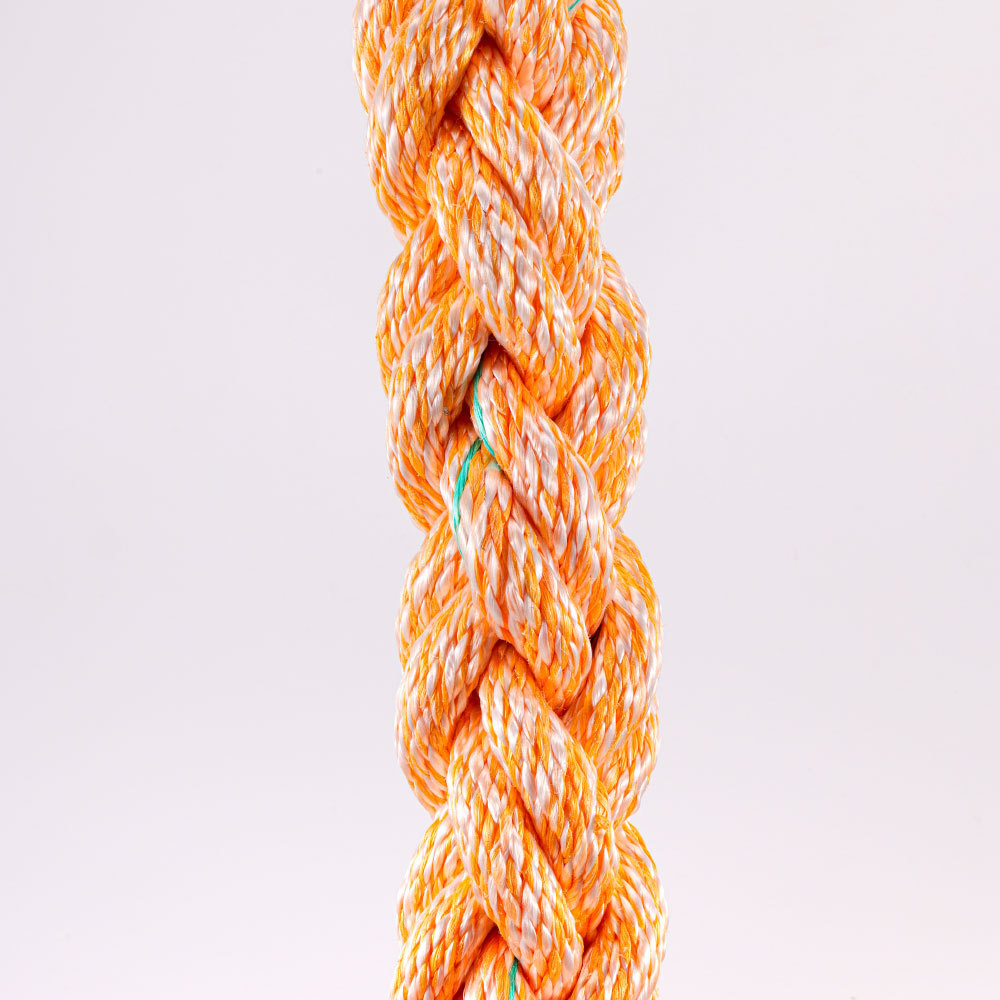 PP Mixed PET Marine Rope Polypropylene with Polyester Marine Mooring Towing Ship Hawser Rope 72mm