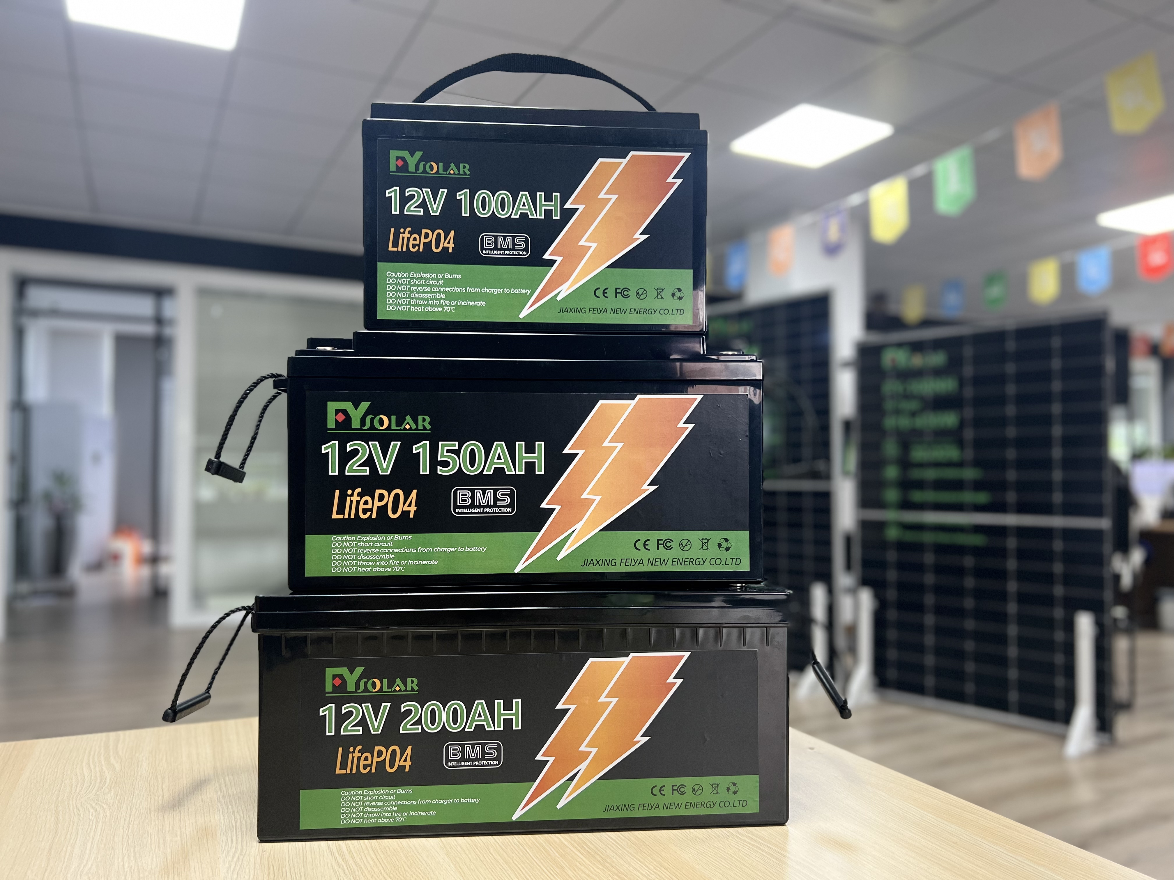 home energy storage 12v 24v lithium battery bms lifepo4 battery 100ah 200ah 300ah solar battery