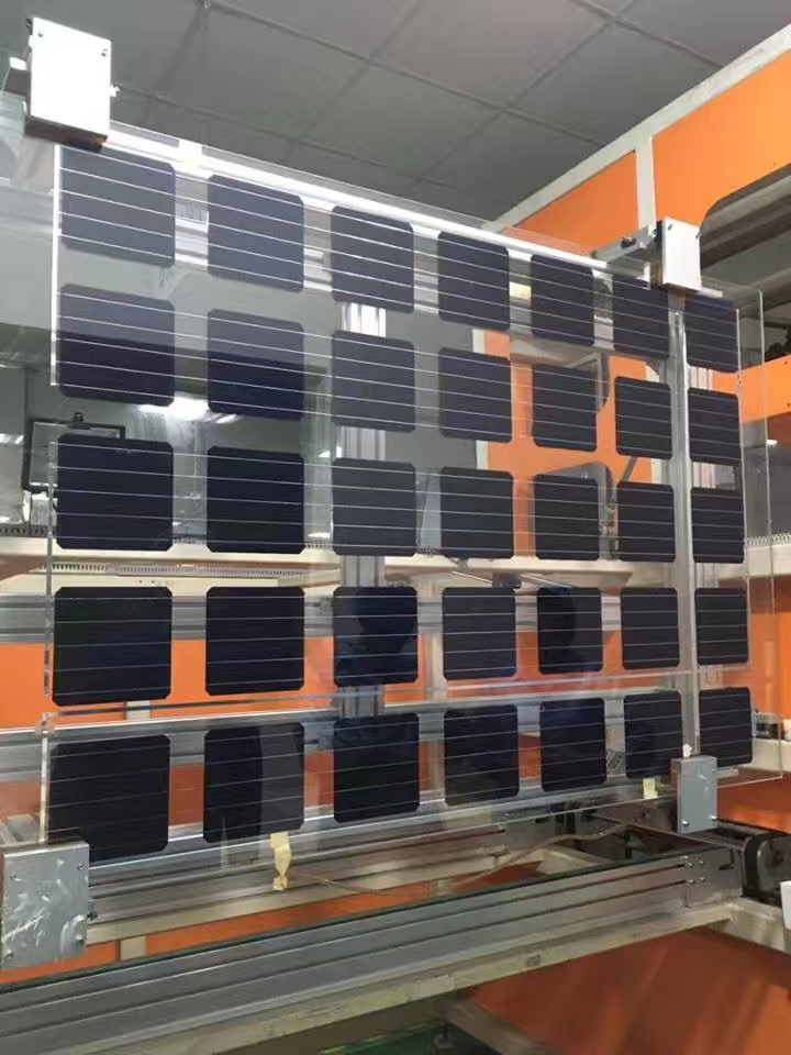 A module with solar cell BIPV photovoltaic transparent solar panel 300w 200w double glass