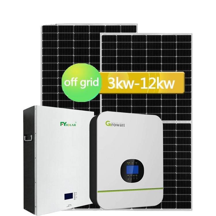 solar set off grid solar energy system 5kw 2kw 10kw 3kw off grid solar power system complete solar panel system for home