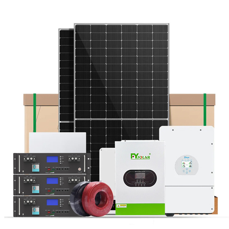 solar power system complete kit 3kw 5kw 6kw 8kw 10kw full set off grid solar panel system for home solar energy system