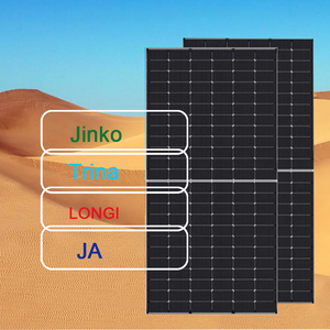 trina JA jinko longi solar panel 650w 600w 500w 450w 550w Monocrystalline bifacial solar panels 500watt 550watt 600w 580w