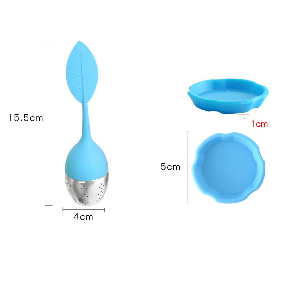 Silicone tea infuser Tea strainer Loose ball filter diffuser Mesh steeper sieve basket Stainless steel bag alternative Fine mesh