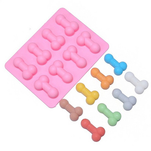 New style Food Grade Silicone Chocolate Mold Bread Cake Tools Baking silicone rubber molds Penis Dick Ice Cube Tray Soap Candle