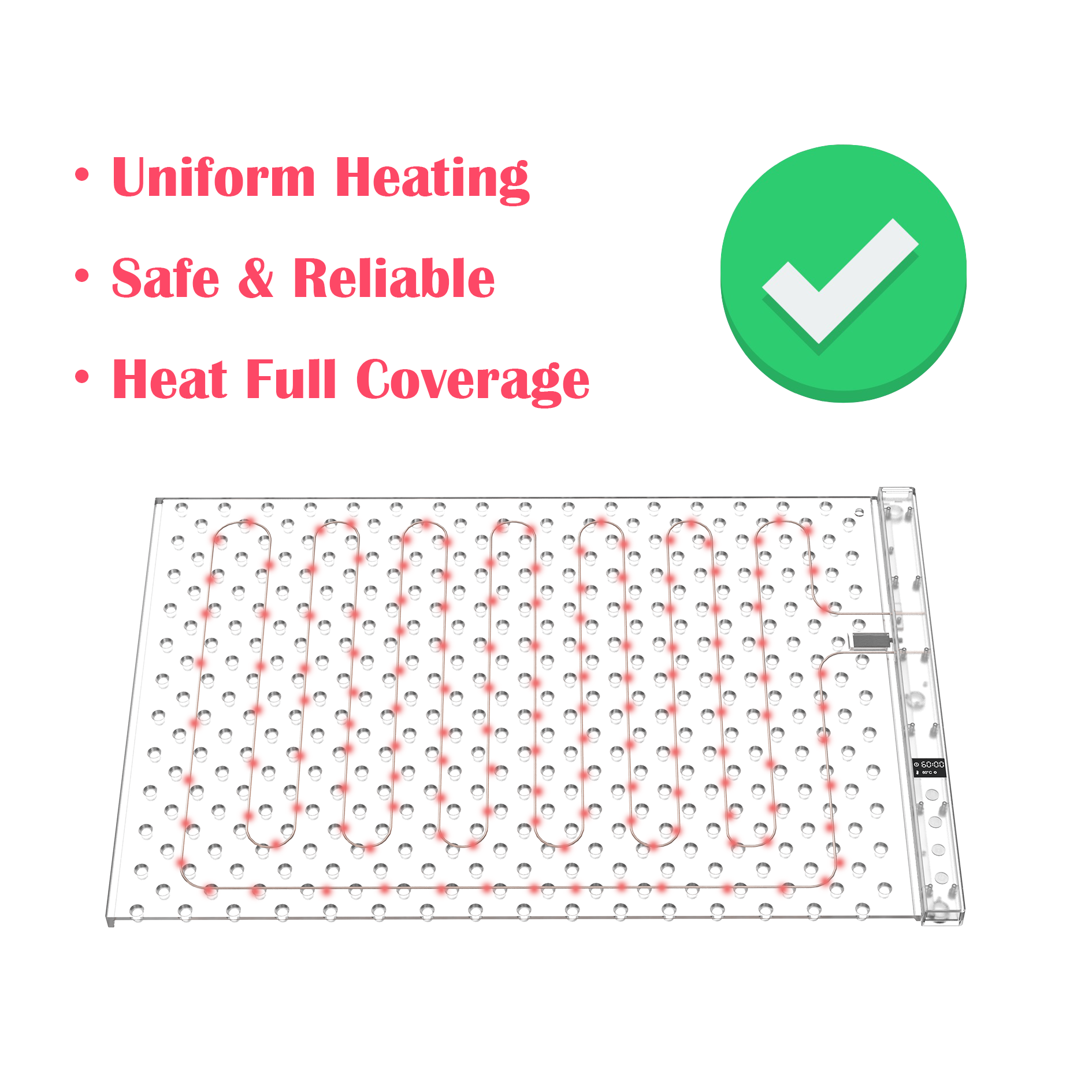 2024 Foodgrade Durable Thick Nonslip Flexible Table Kitchen Hot Trivet Holder Pot Pad Heating Resistant Heat Mat Warmer Silicone