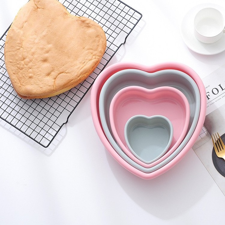 Loaf Bundt Cupcake Mini Rectangular shaped Flowershaped Square Round Nonstick Bakeware Pan Baking Mold Cake Heart Silicone