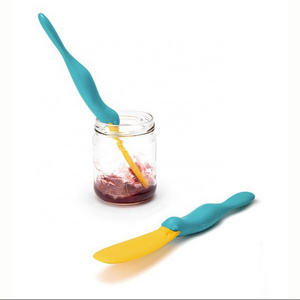 Creative Platypus Sauce Jar Silicone Scraper Toast Cheese Spatula bread pie spread knife butter scraper