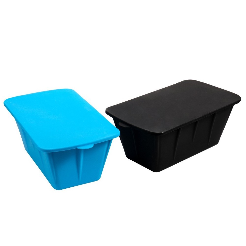 Foldable Extra Large Ice Block Mold With Lid Easy Release Reusable Silicone Ice Molds for Ice Bath Machine 12lbs