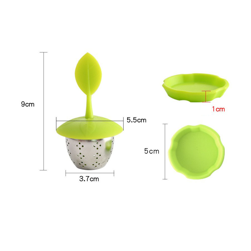 Silicone tea infuser Tea strainer Loose ball filter diffuser Mesh steeper sieve basket Stainless steel bag alternative Fine mesh