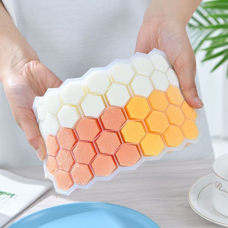 2023 Clay Plaster Fondant Cube Ice Epoxy Chocolate Concrete Candle Jewelry Baking Soap Diy Crafts Resin Mold Hexagon Silicone