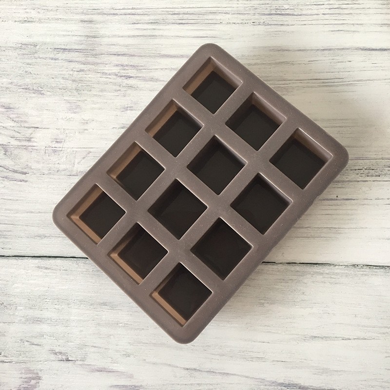 Amazo Hot Selling Square Cupcake Mini Rectangular Shaped Square Round Nonstick Bakeware Pan Baking Mold Cake Silicone