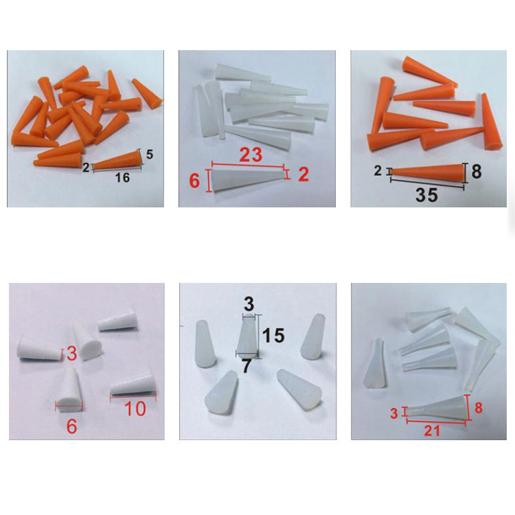 Custom Made Dustproof And Waterproof Silicone Rubber Tapered Stopper Hole Sealing Plugs For Powder Coating