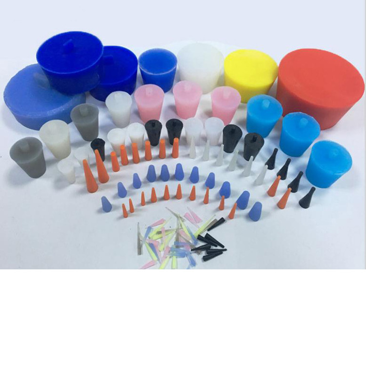 Custom Made Dustproof And Waterproof Silicone Rubber Tapered Stopper Hole Sealing Plugs For Powder Coating