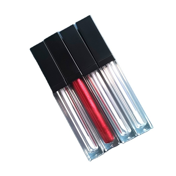 Hot Sale Wholesale Custom Lipstick Tubes In Bulk Empty Square Lip Gloss Tube Cases Drop Shipping