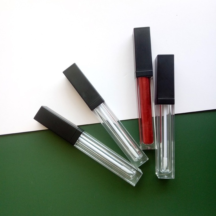 Hot Sale Wholesale Custom Lipstick Tubes In Bulk Empty Square Lip Gloss Tube Cases Drop Shipping